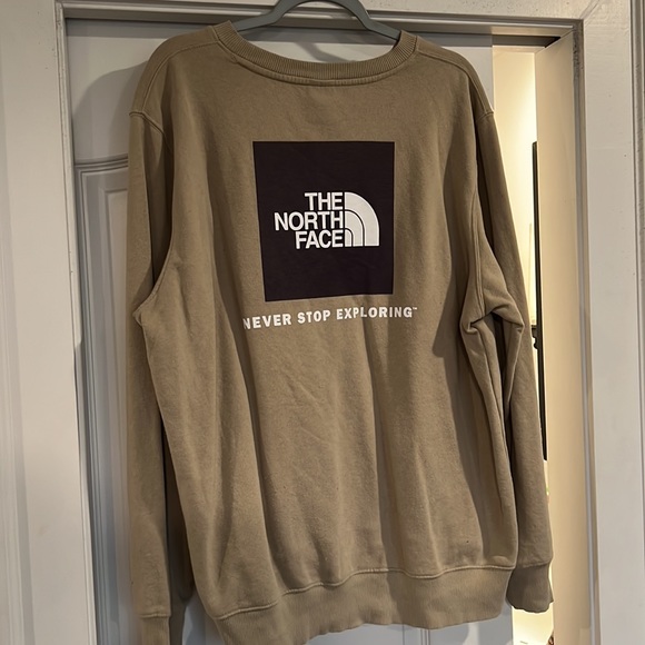Tan/ purple tnf crewneck - Picture 2 of 2
